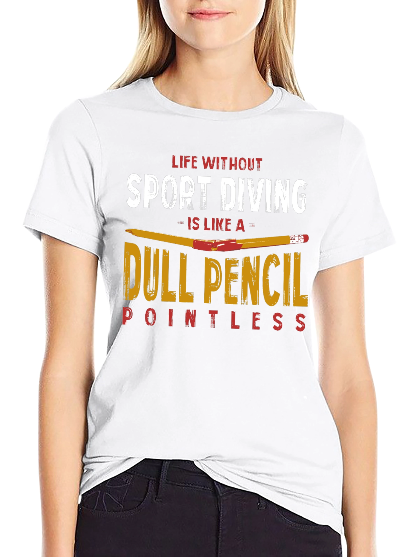 Sport Diving T-Shirt - Dull Pencil