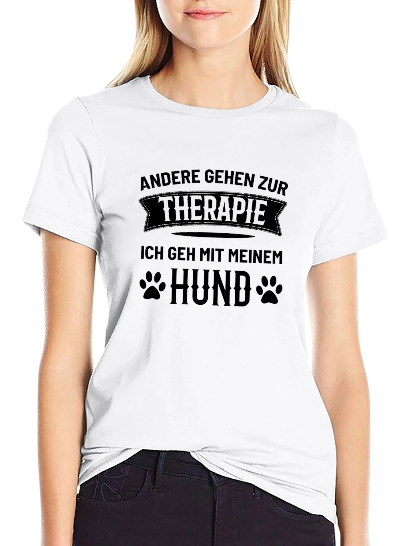 Dog Lover T-Shirt - My Dog is My Therapy