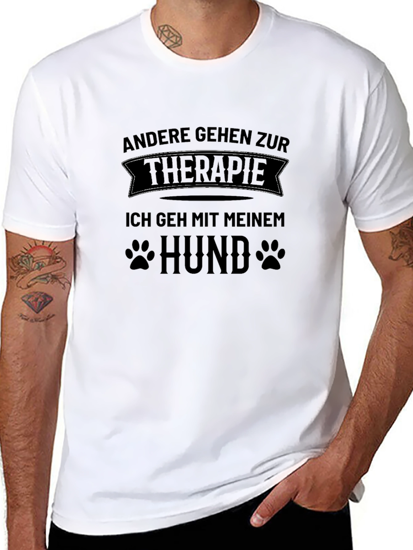 Dog Lover T-Shirt - My Dog is My Therapy