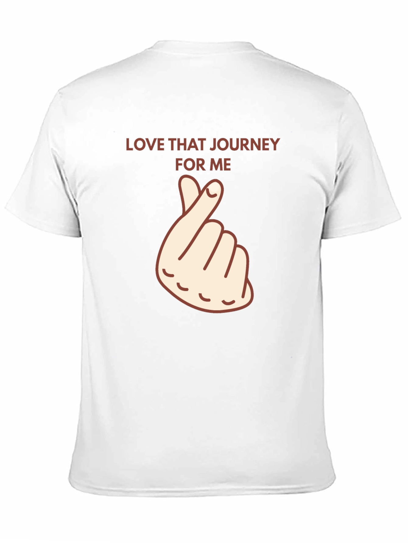 Love That Journey Heart Graphic Tee - Black
