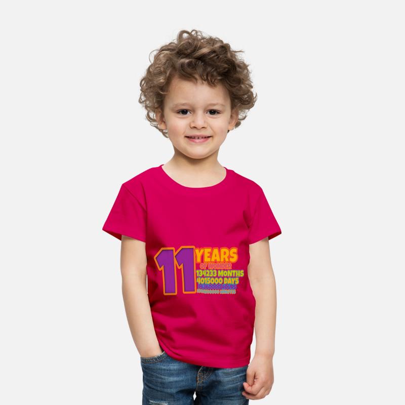 11 Years of Wonder Kid T Shirt Birthday