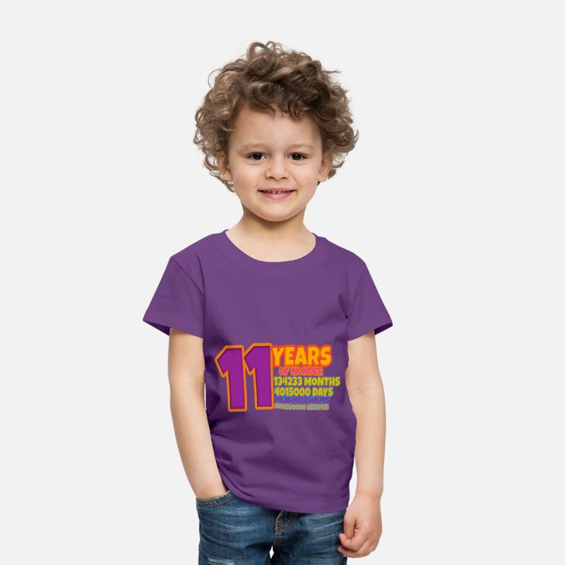 11 Years of Wonder Kid T Shirt Birthday