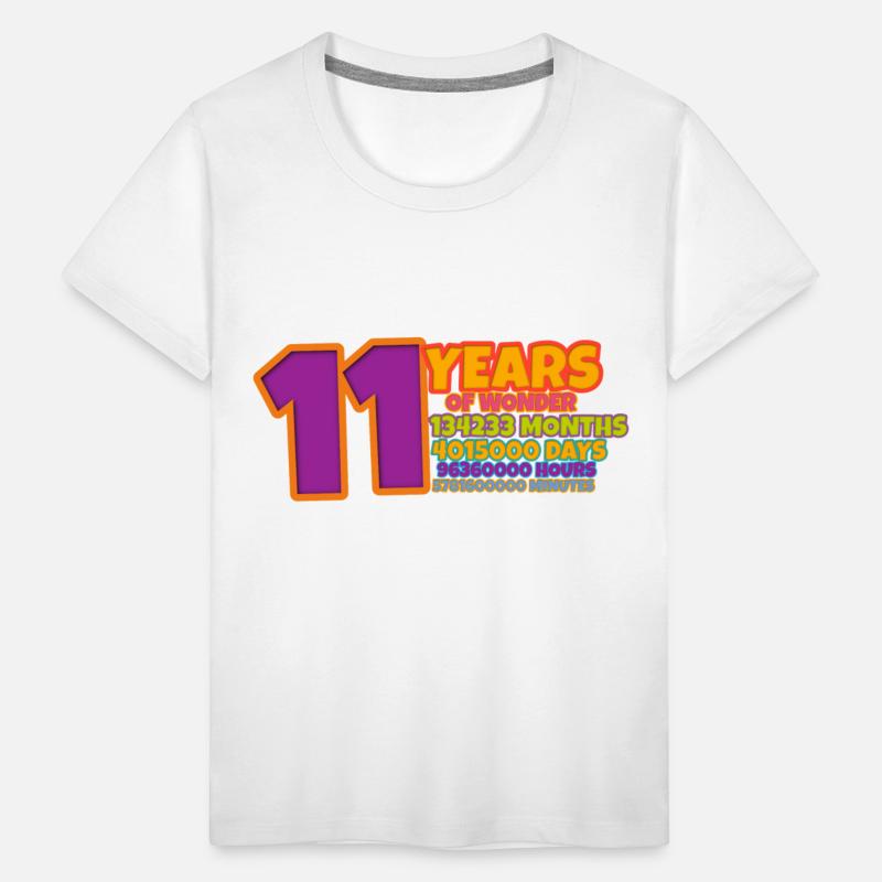 11 Years of Wonder Kid T Shirt Birthday
