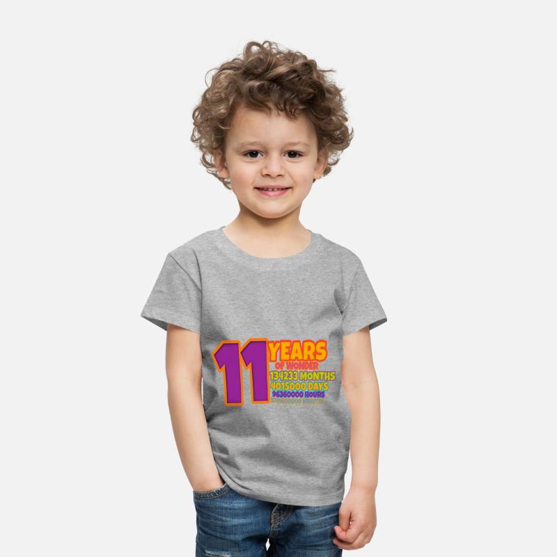 11 Years of Wonder Kid T Shirt Birthday