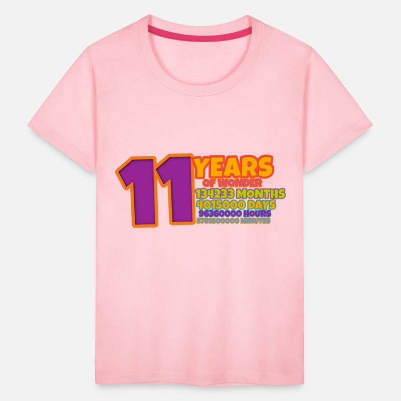 11 Years of Wonder Kid T Shirt Birthday