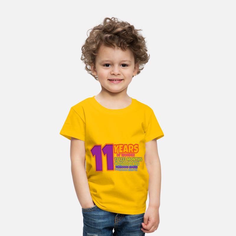 11 Years of Wonder Kid T Shirt Birthday
