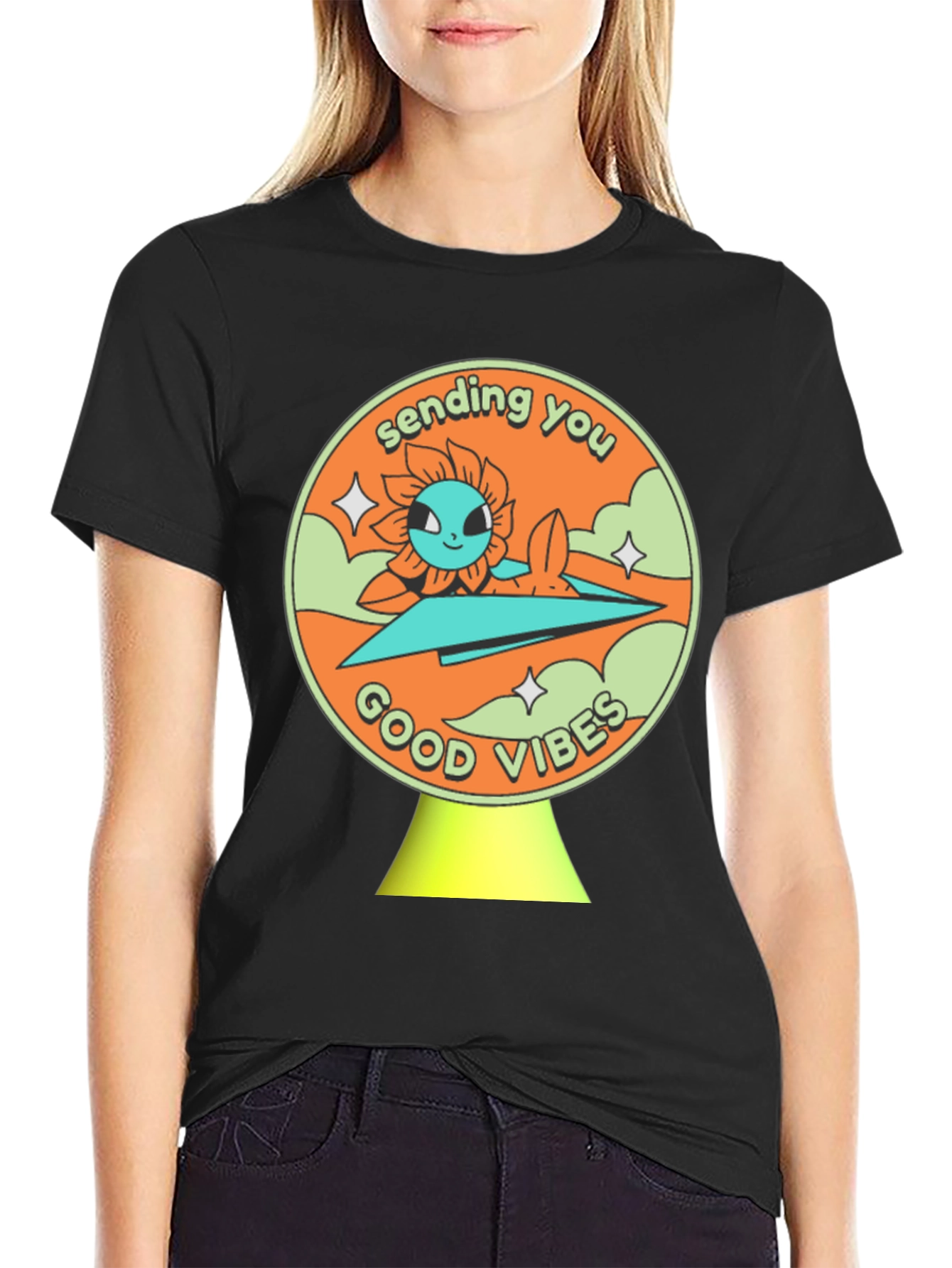 Sending You Good Vibes Graphic T-Shirt