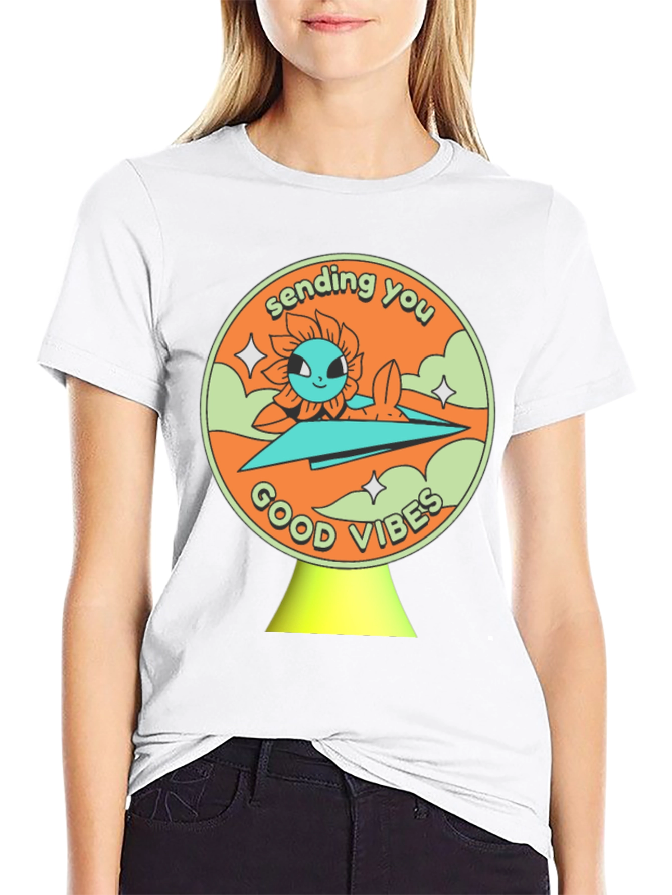 Sending You Good Vibes Graphic T-Shirt