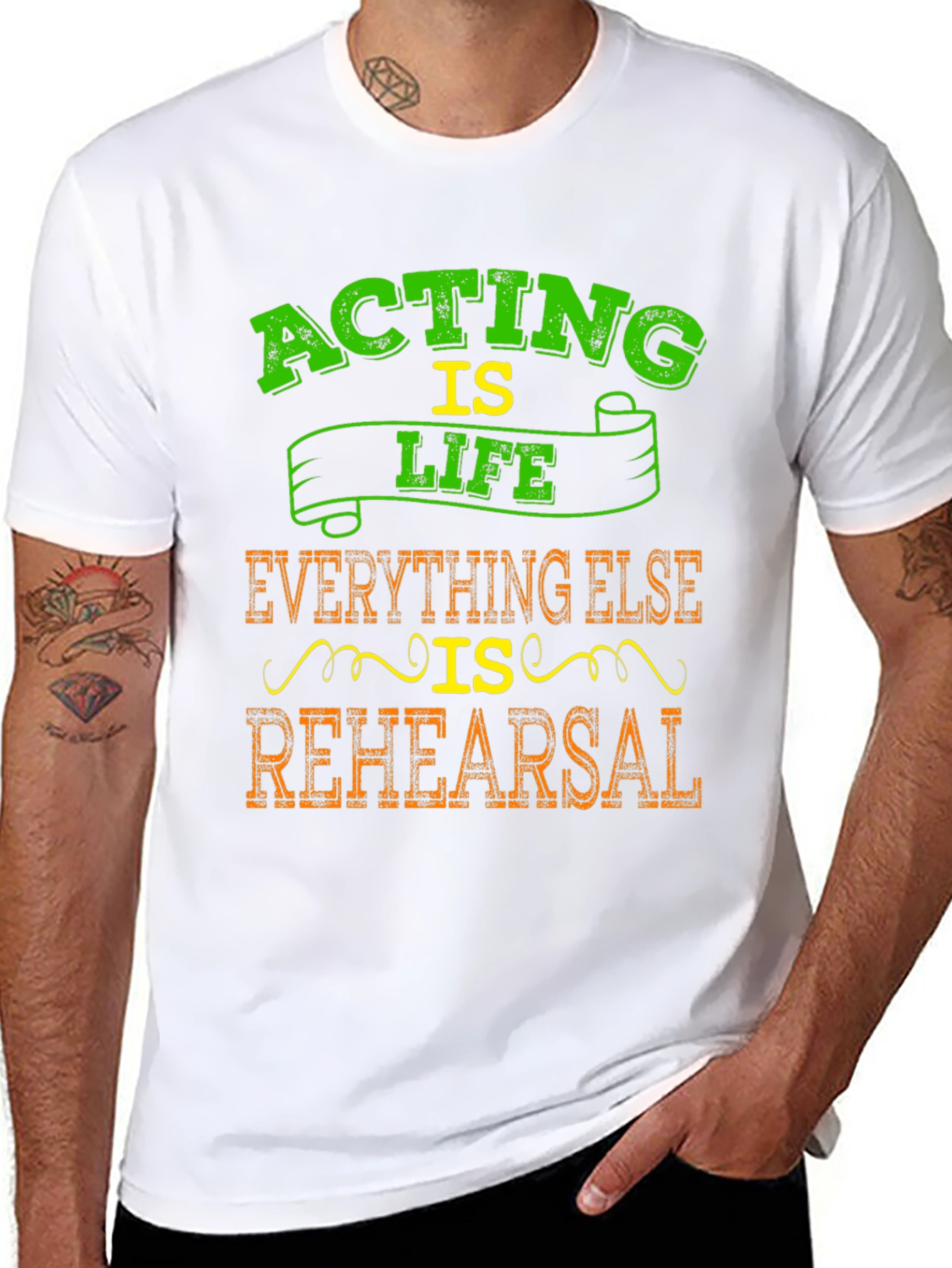 Acting is Life T-Shirt - Theater Enthusiast Gift