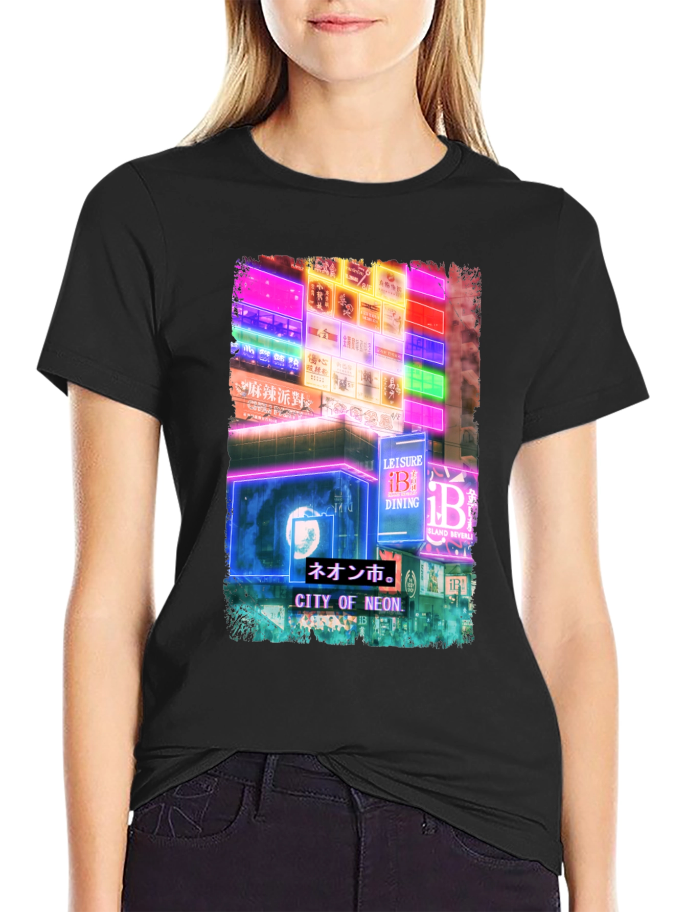Neon City Graphic T-Shirt