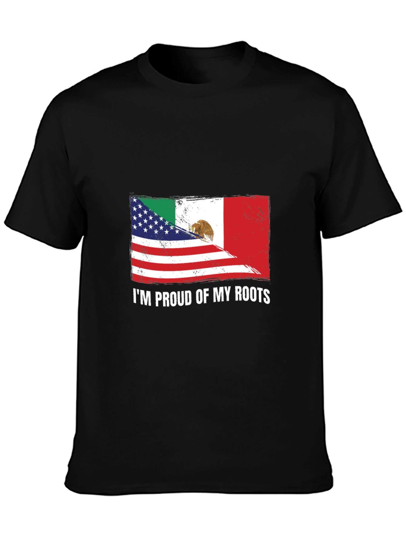 Proud Roots USA Mexico Flag T-Shirt