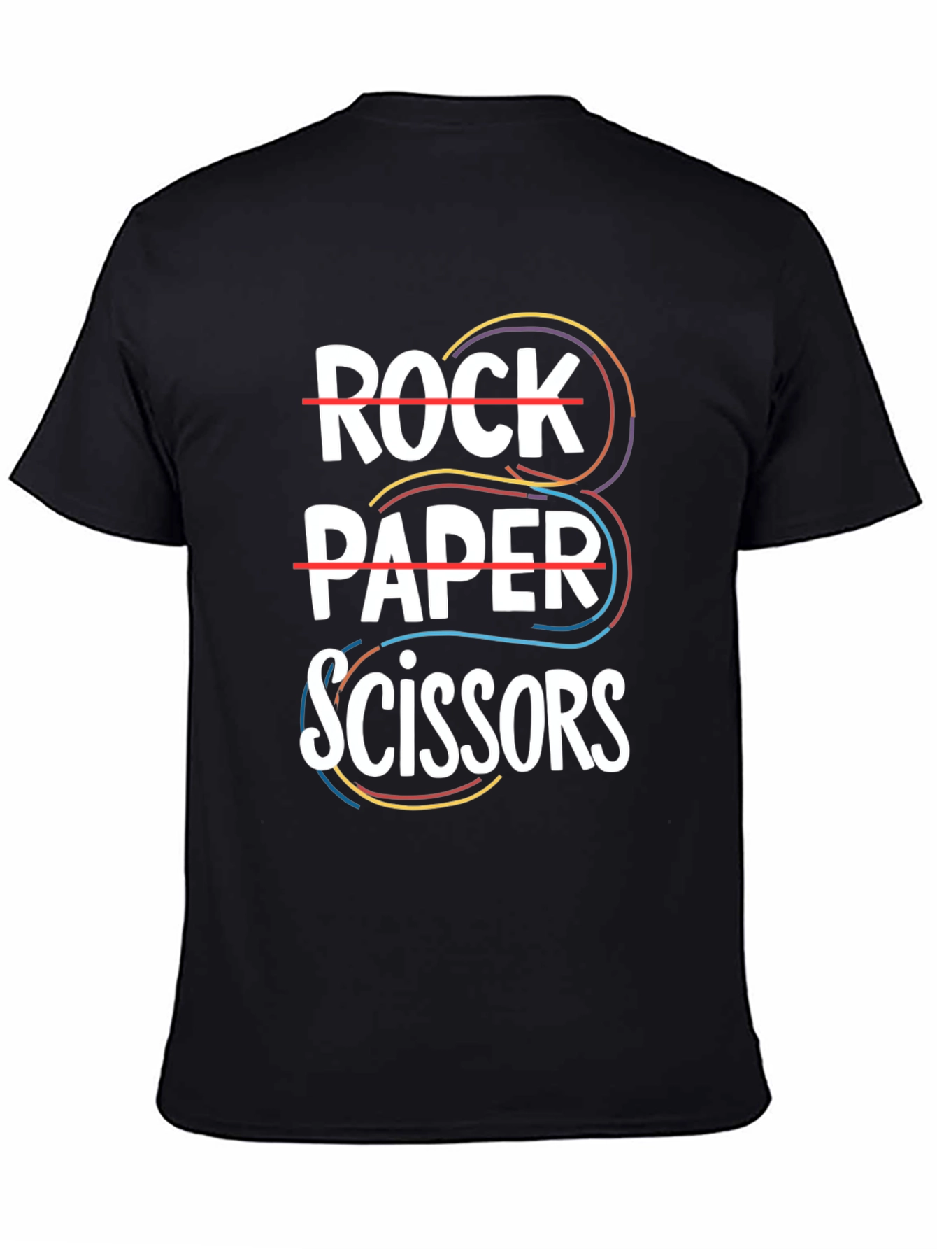 Rock Paper Scissors Graphic Tee
