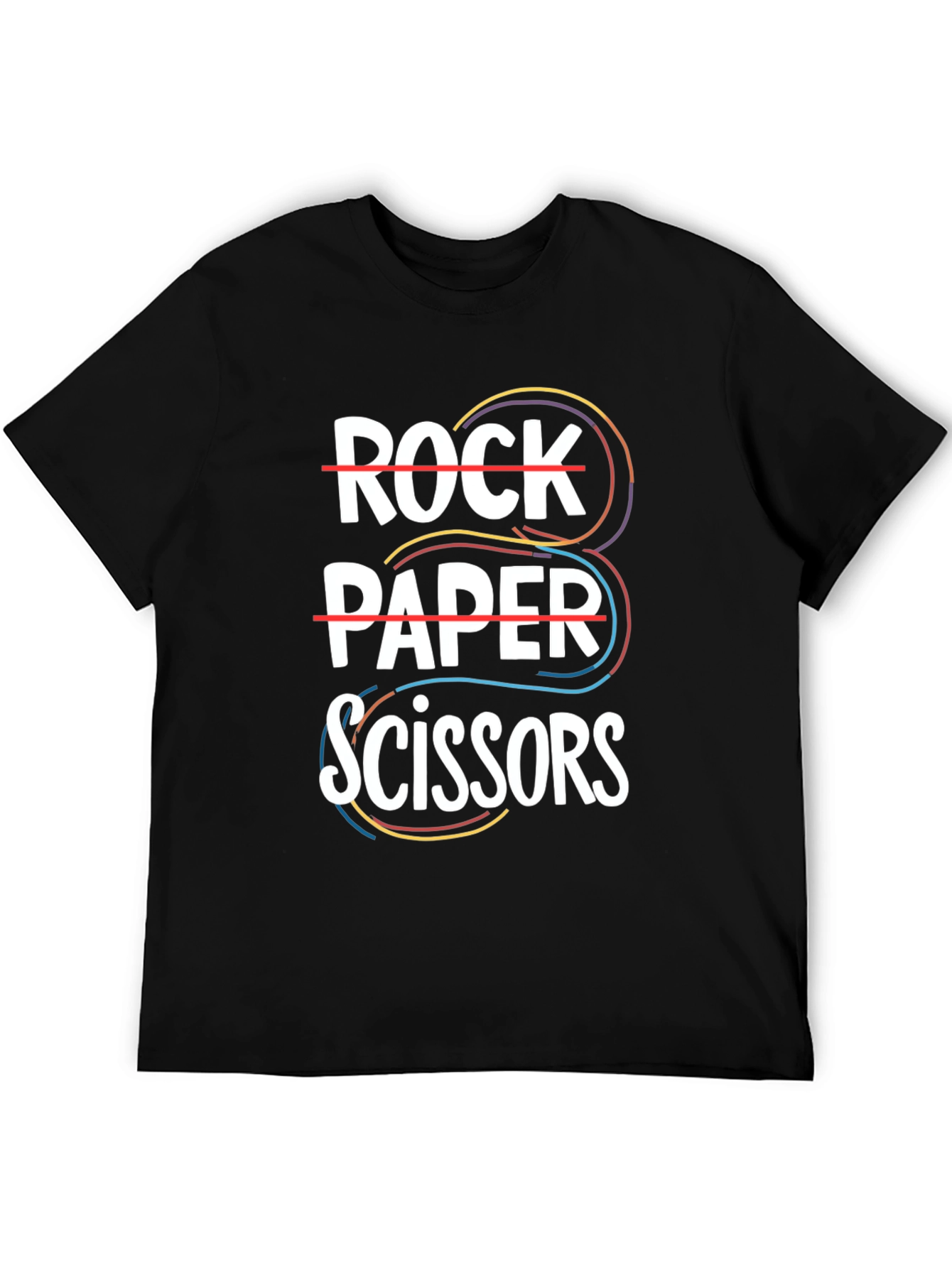 Rock Paper Scissors Graphic Tee