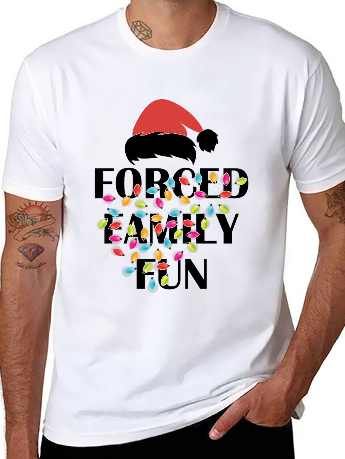 Festive Family Fun Christmas Lights T-Shirt