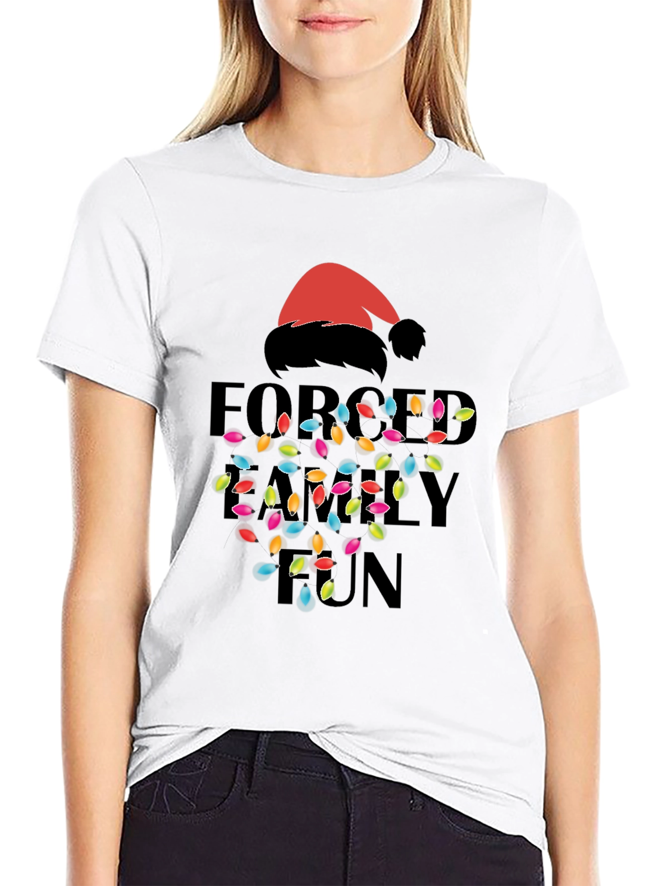 Festive Family Fun Christmas Lights T-Shirt