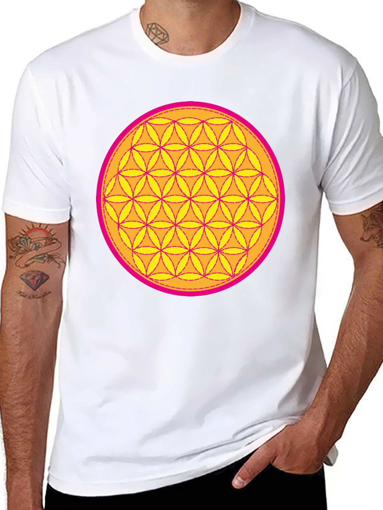 Sacred Geometry Flower of Life T-Shirt