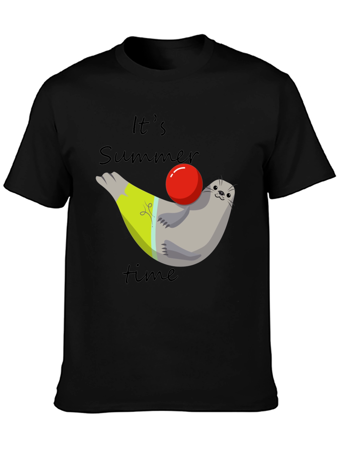 Summer Seal T-Shirt - Its Summer Time Tee