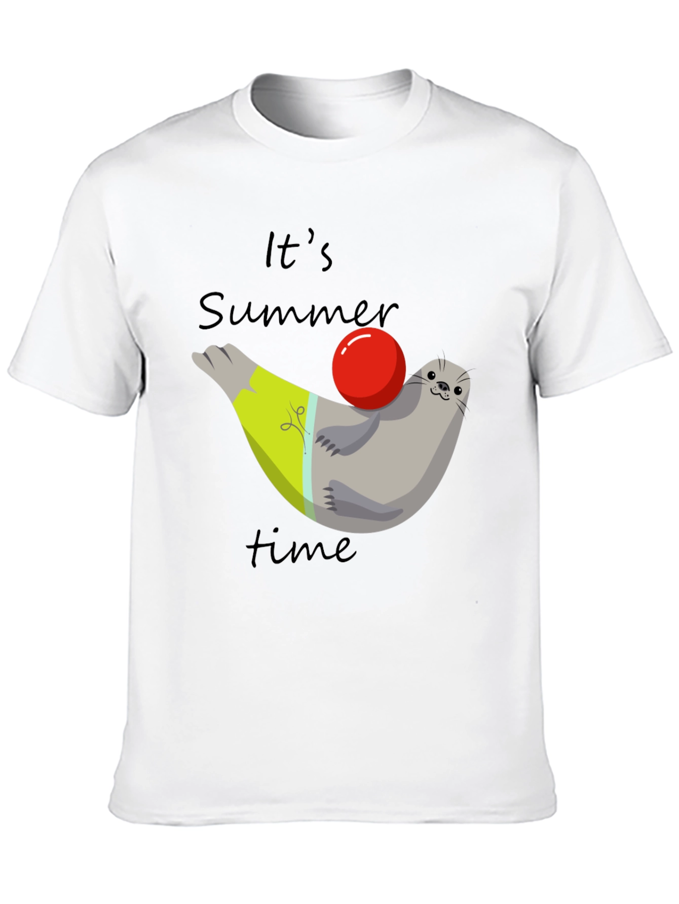 Summer Seal T-Shirt - Its Summer Time Tee