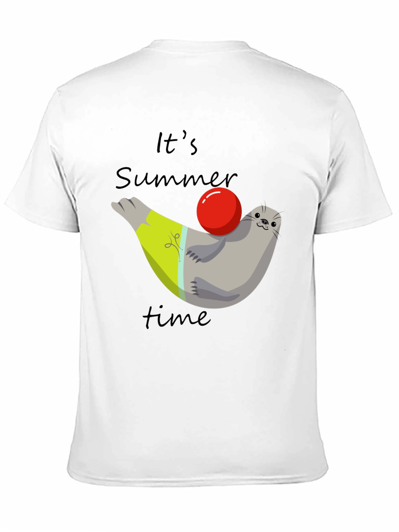 Summer Seal T-Shirt - Its Summer Time Tee