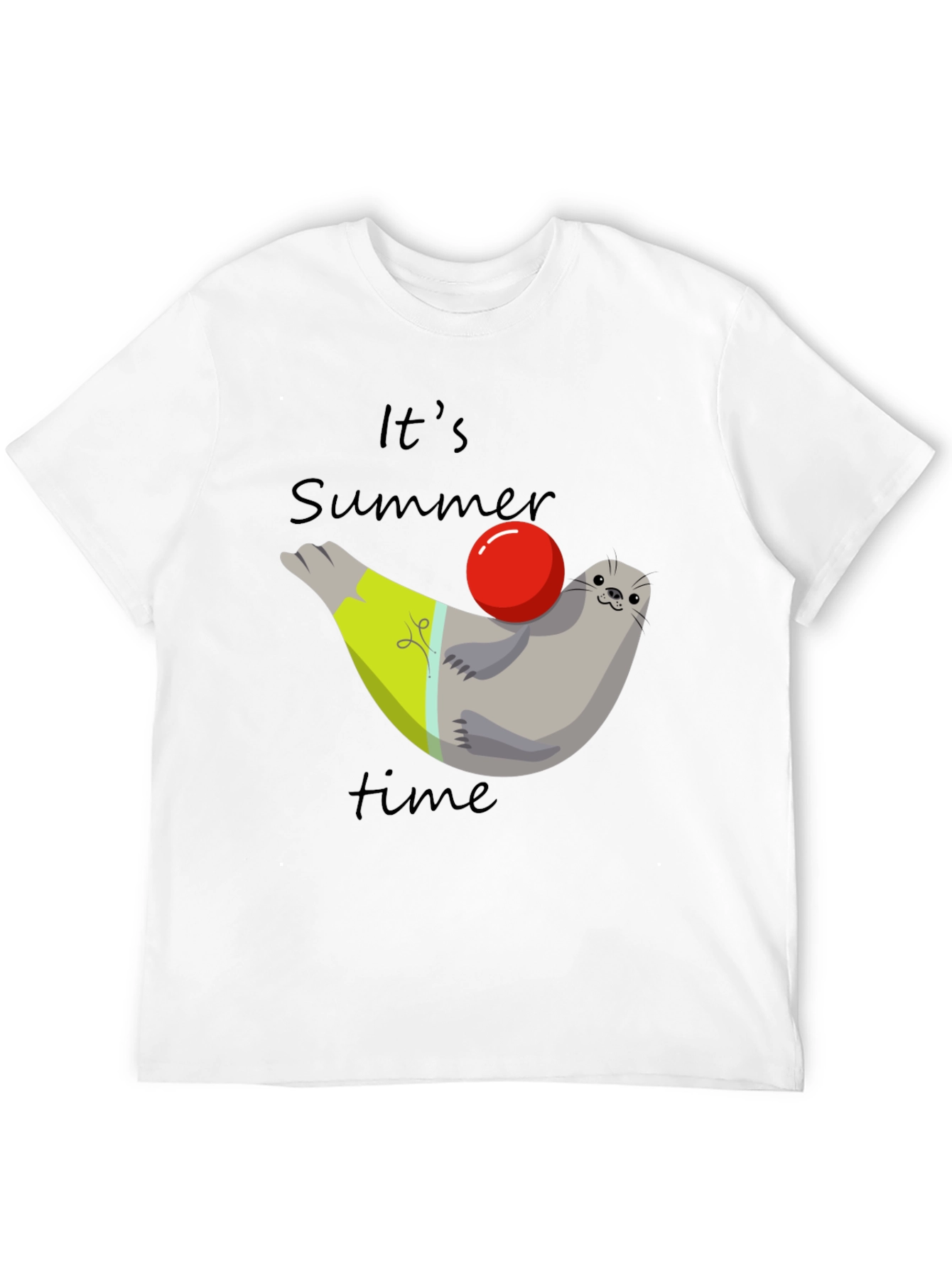Summer Seal T-Shirt - Its Summer Time Tee