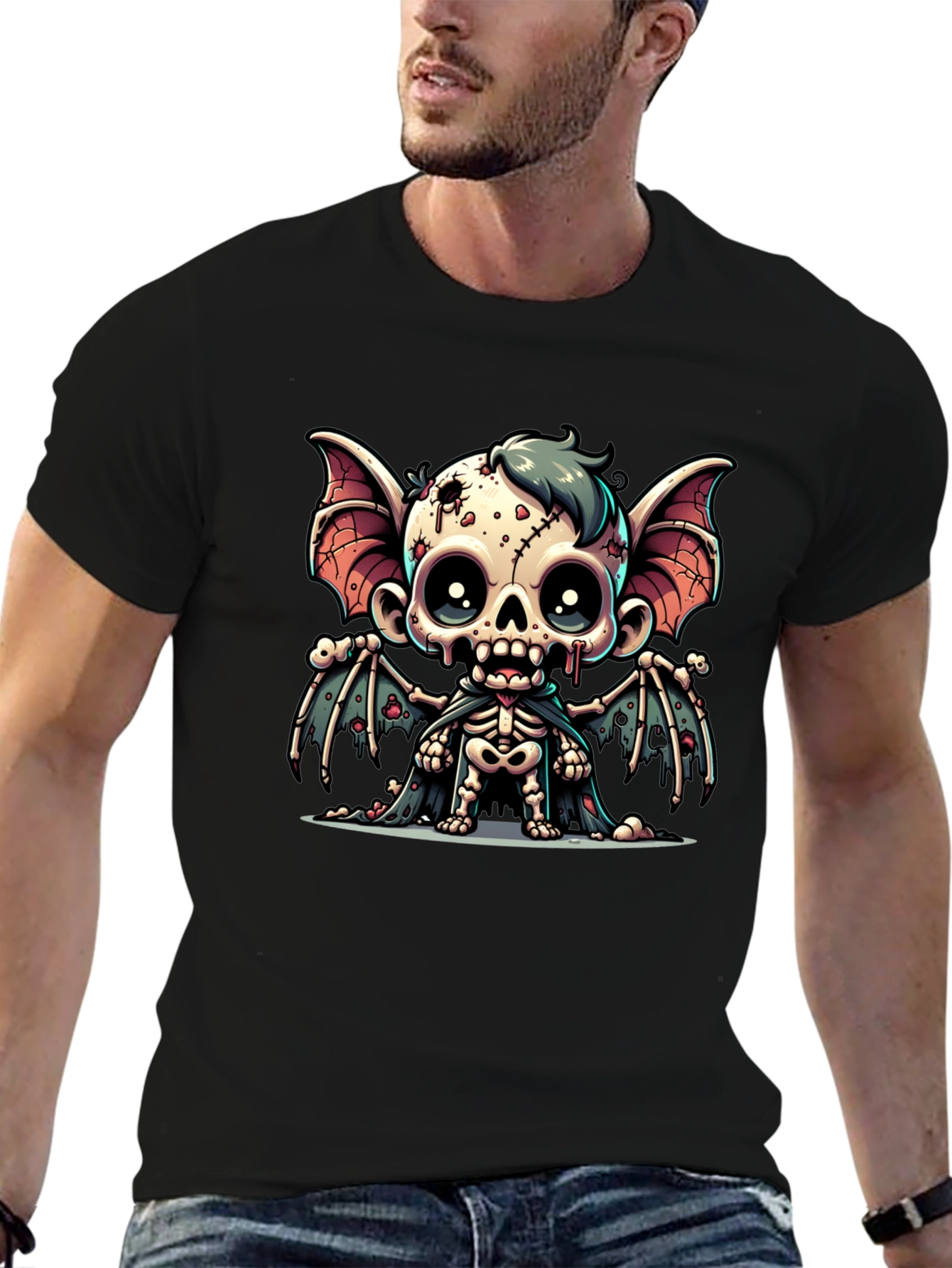 Cute Vampire Cartoon T-Shirt