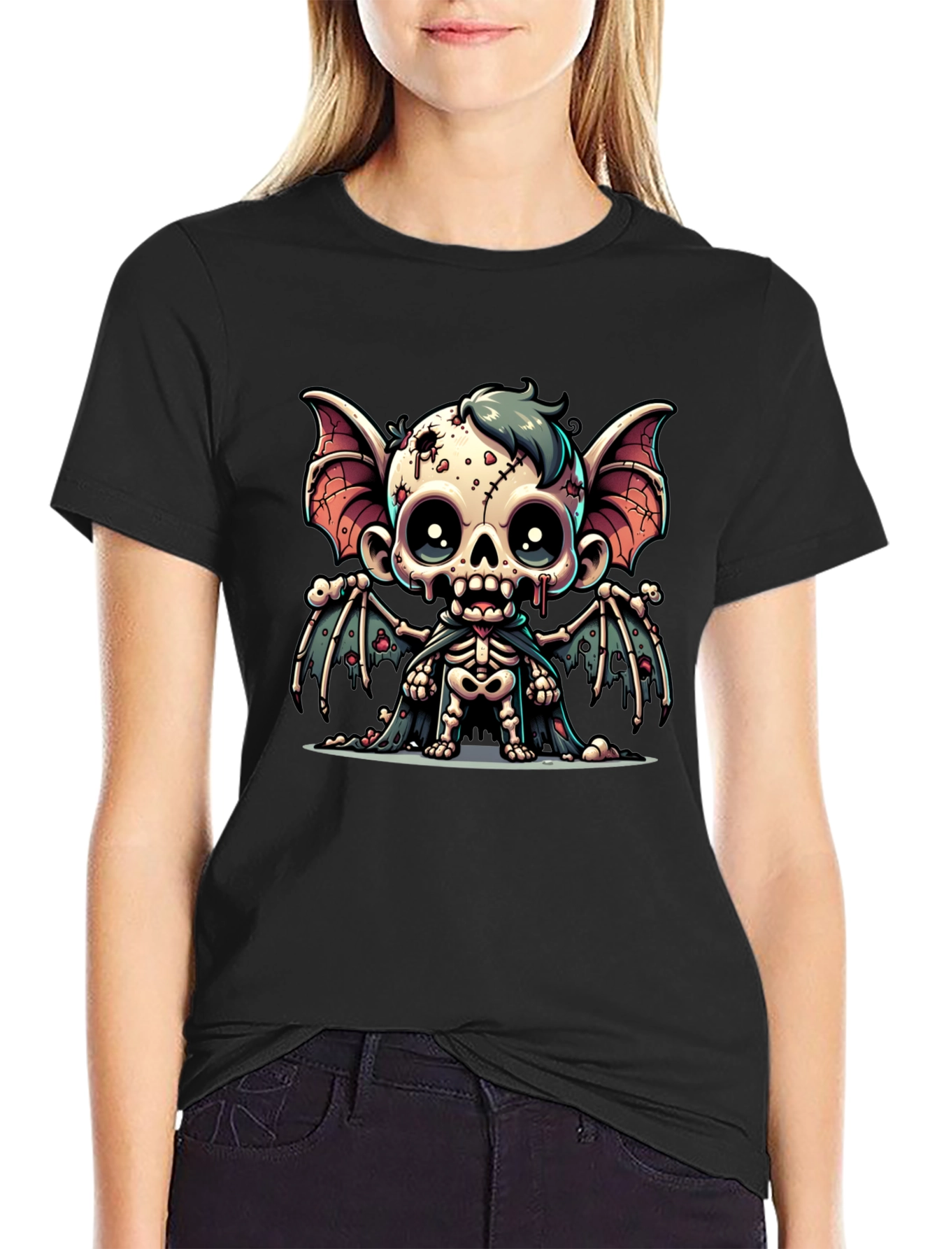 Cute Vampire Cartoon T-Shirt