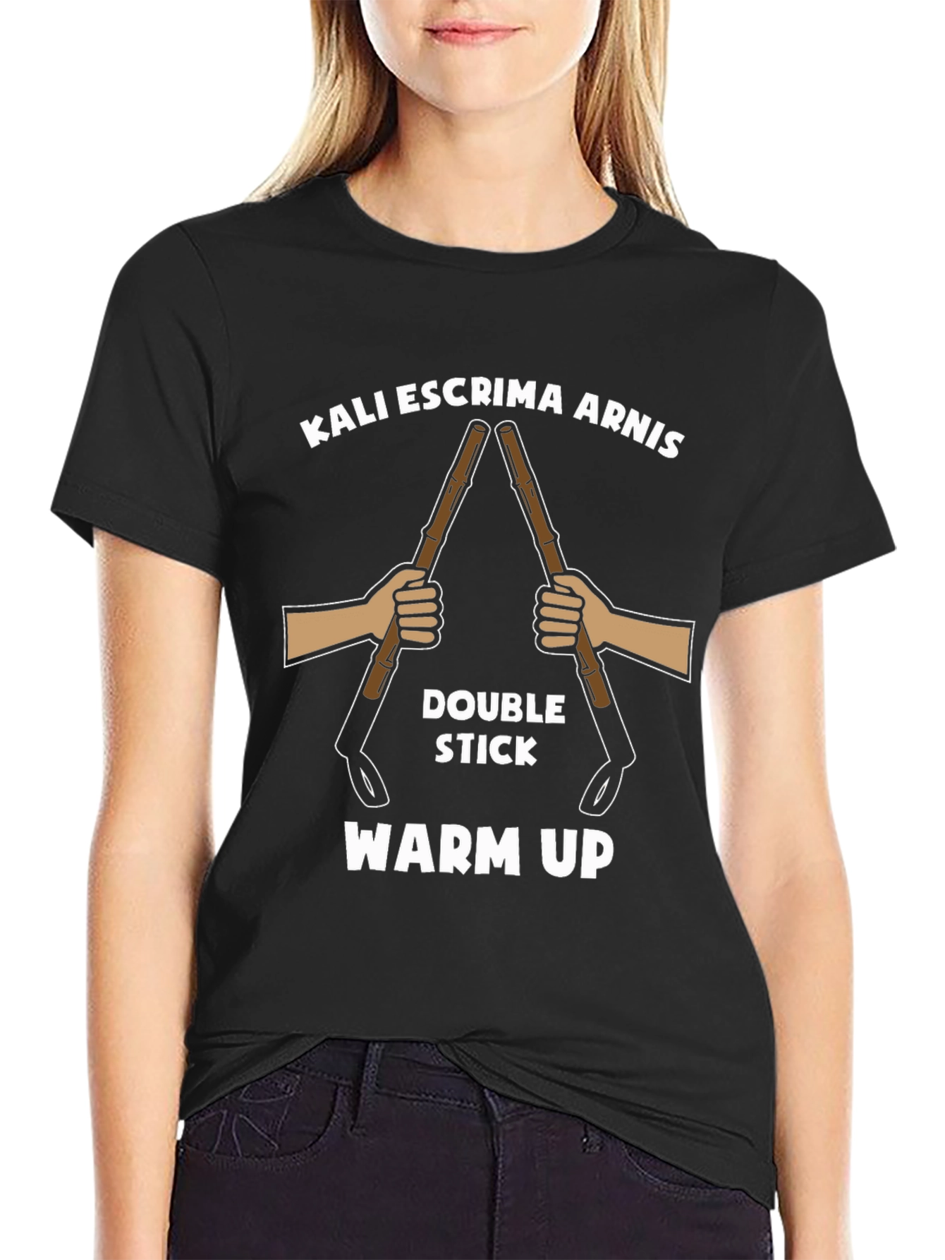 Kali Escrima Arnis Double Stick Warm Up T-Shirt