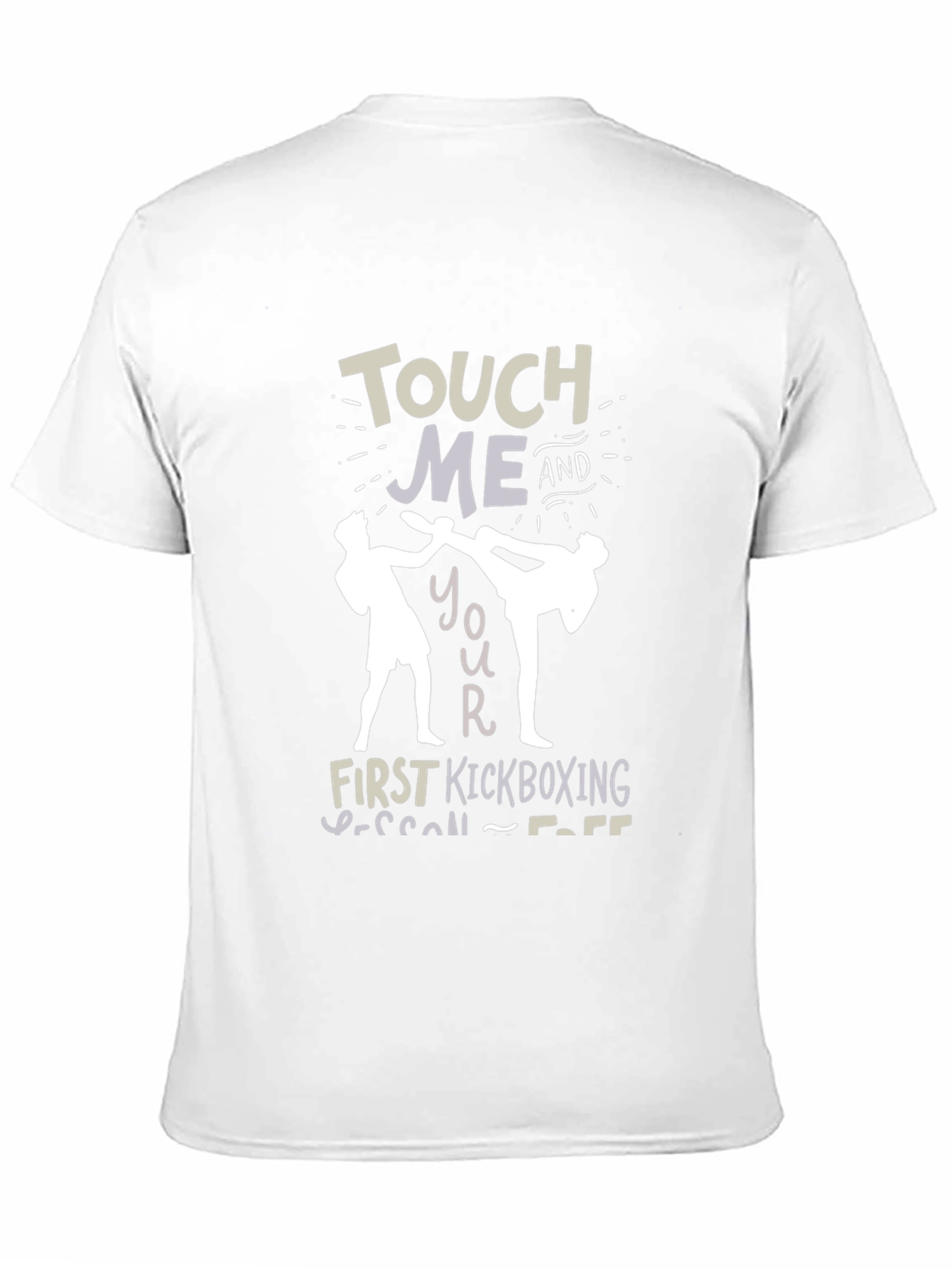 Touch Me Kickboxing Lesson T-Shirt Funny Graphic Tee