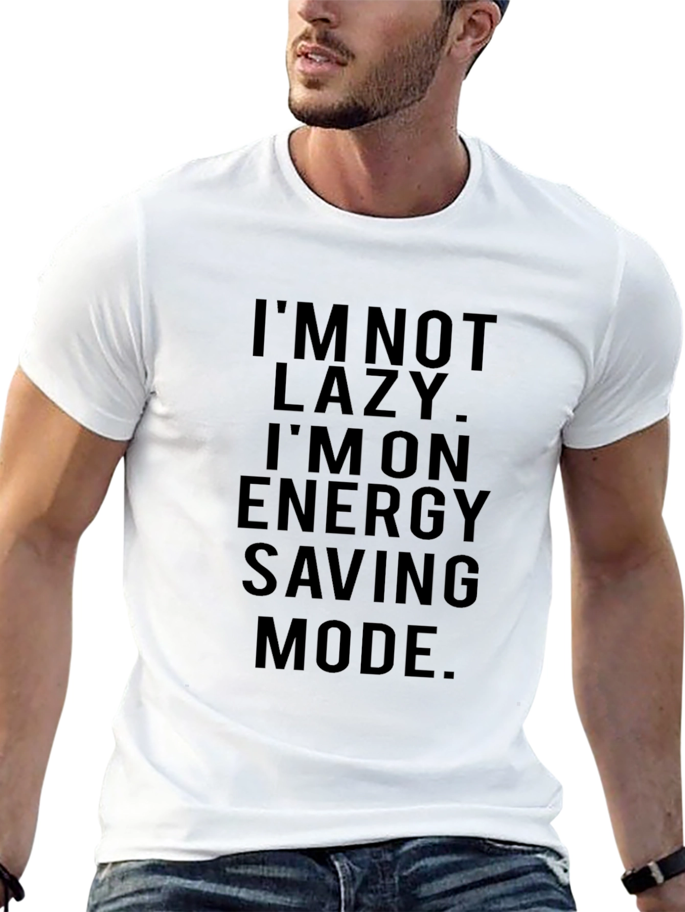 Im Not Lazy Funny Graphic Tee
