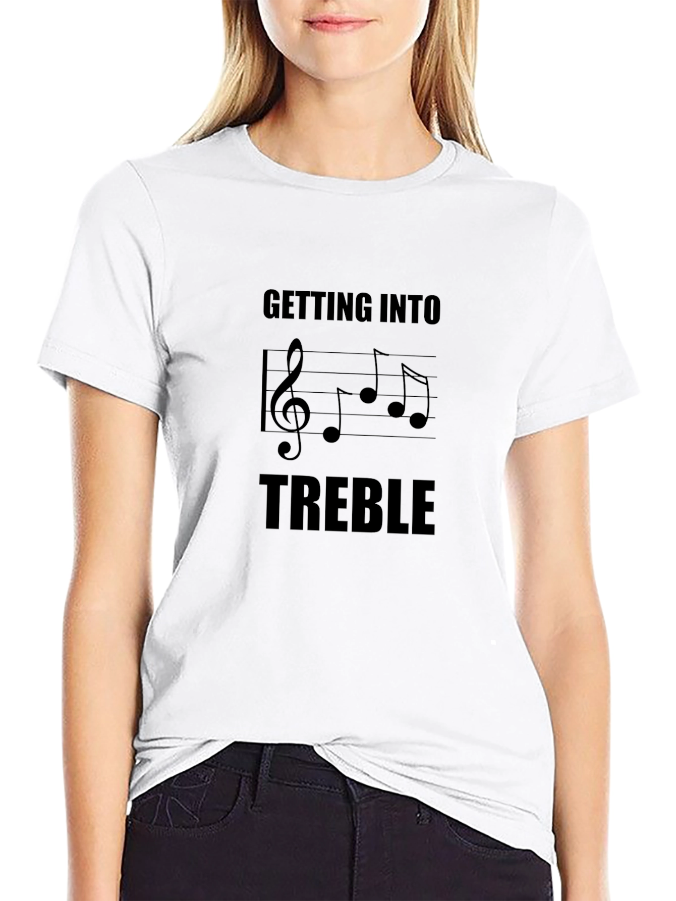 Getting Into Treble Music Graphic Tee