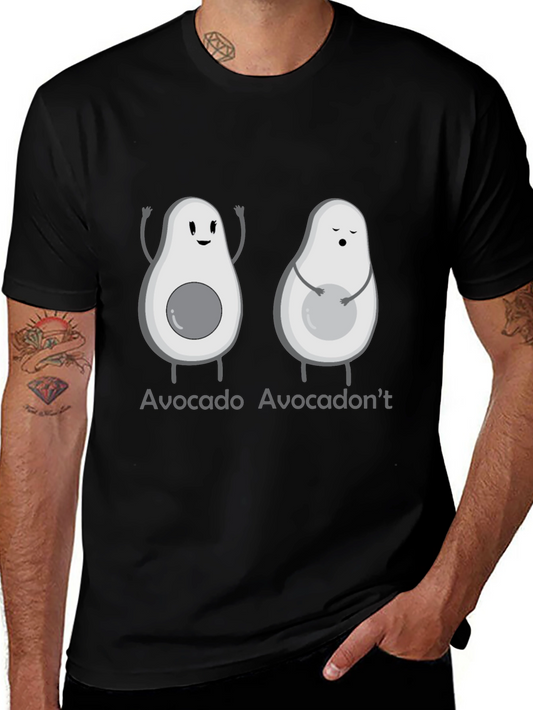 Avocado-Themed Graphic Tee