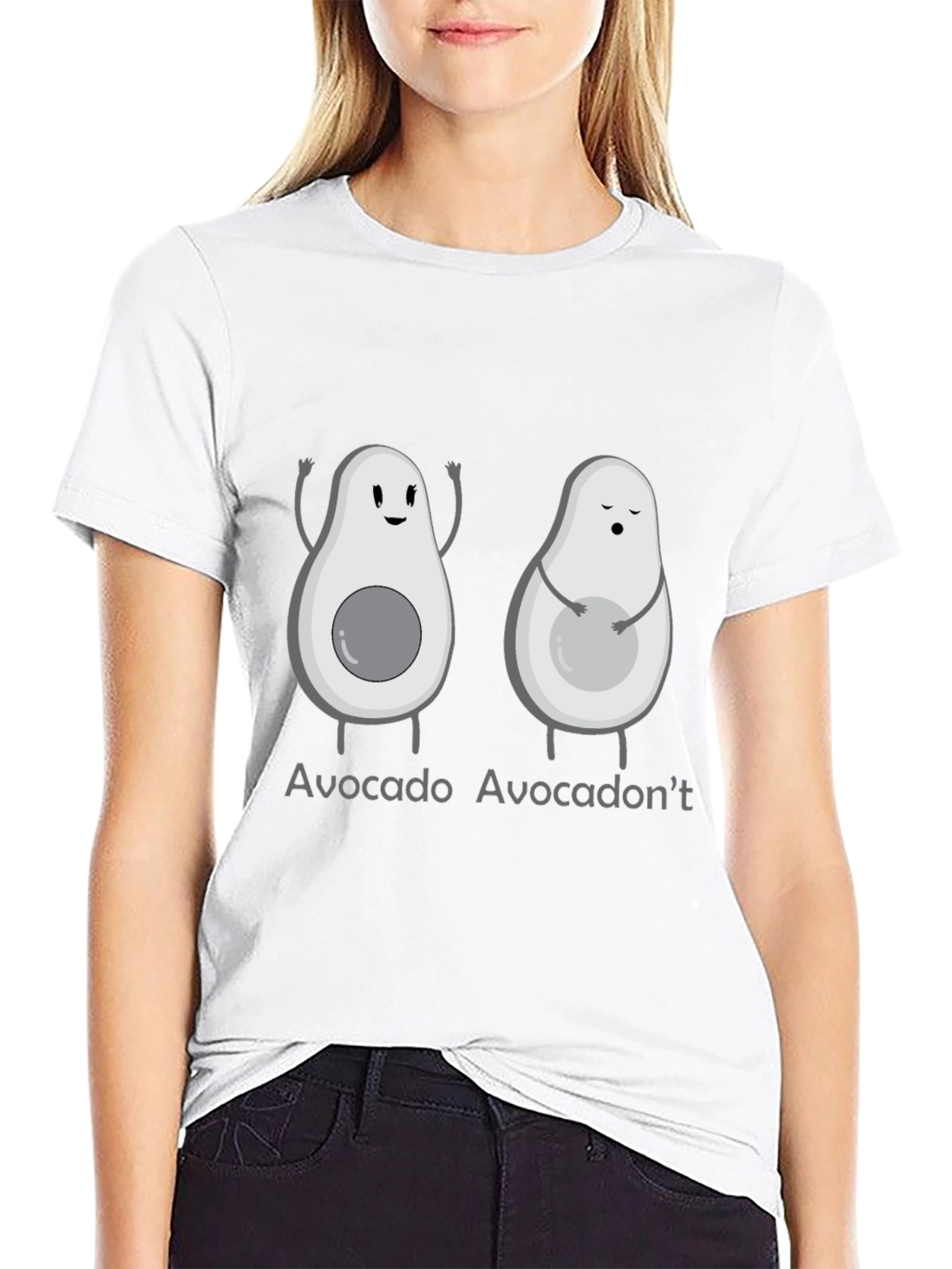 Avocado-Themed Graphic Tee