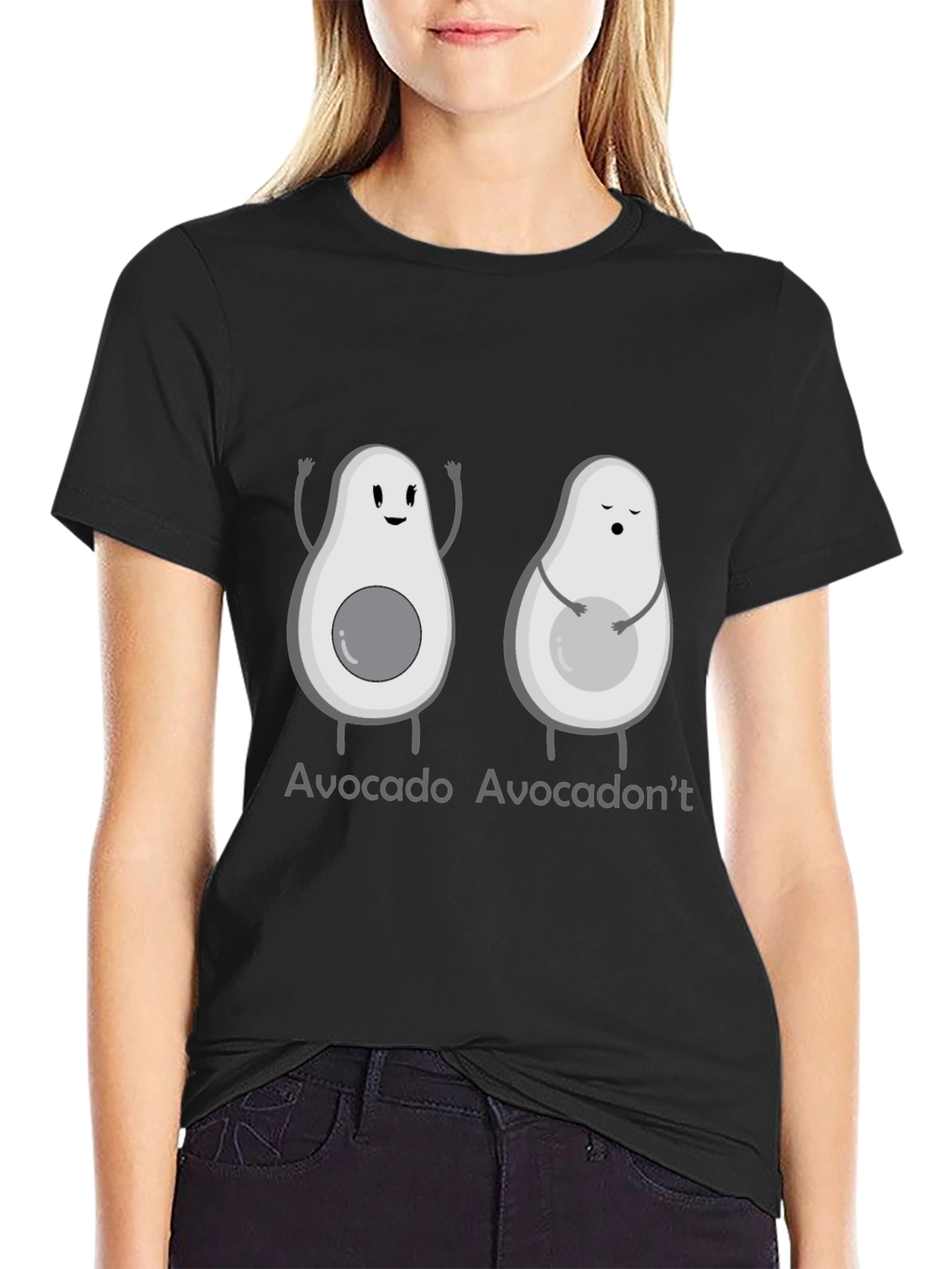 Avocado-Themed Graphic Tee
