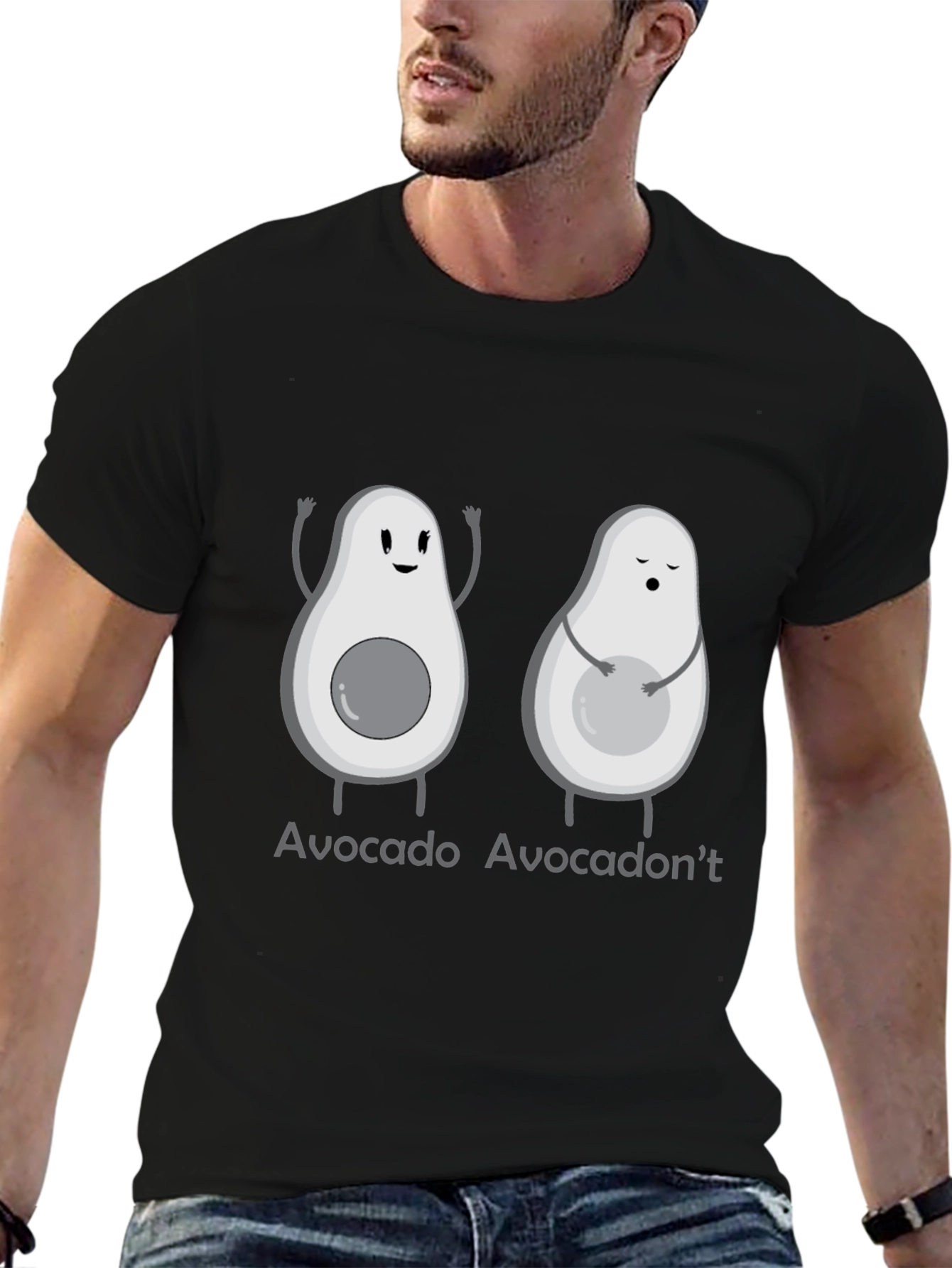 Avocado-Themed Graphic Tee