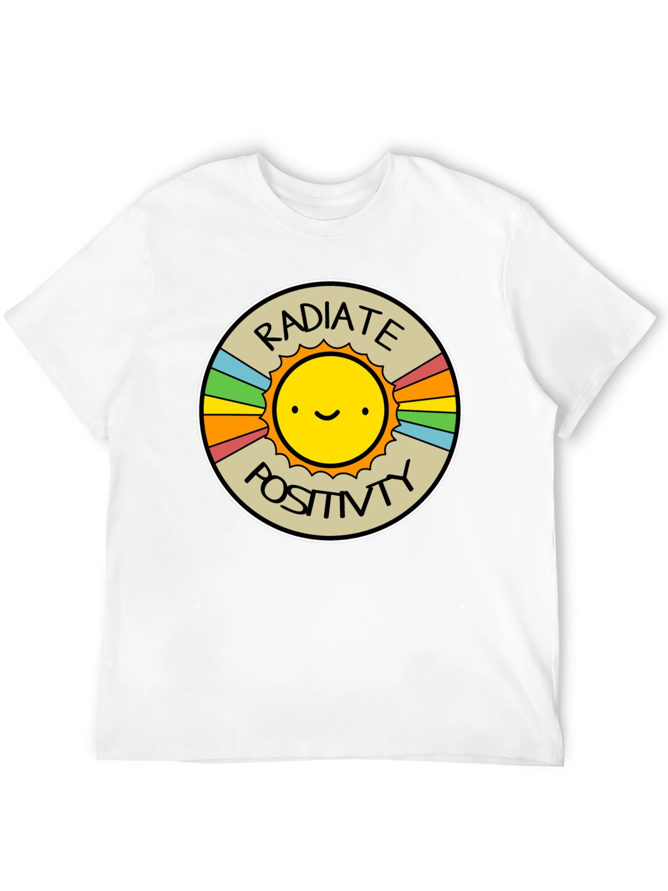 Radiate Positivity Graphic Print T-Shirt