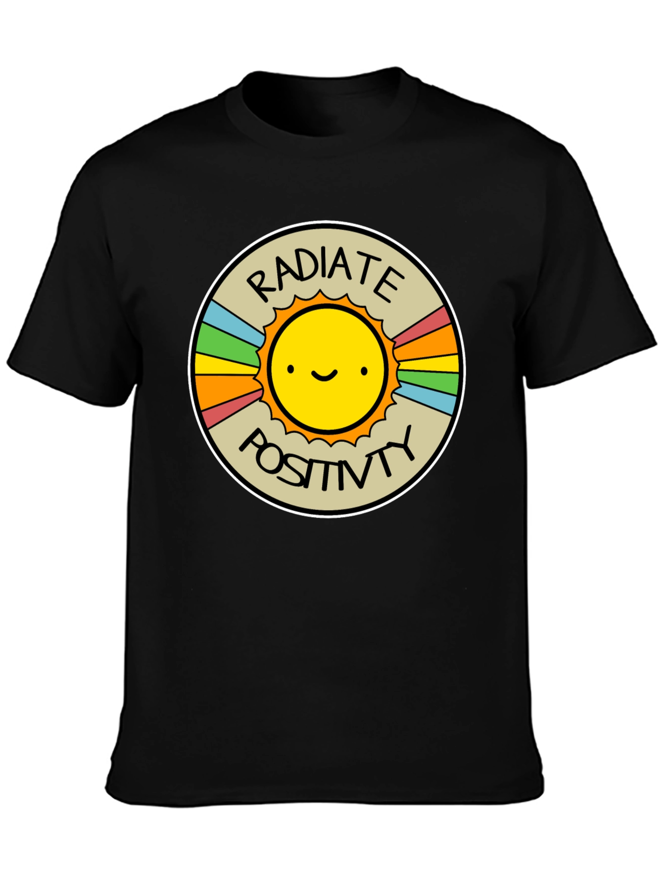 Radiate Positivity Graphic Print T-Shirt