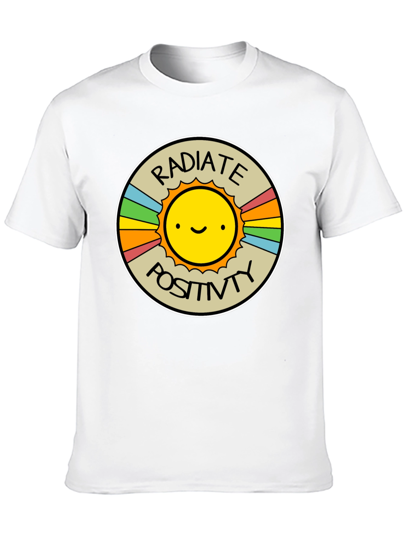 Radiate Positivity Graphic Print T-Shirt