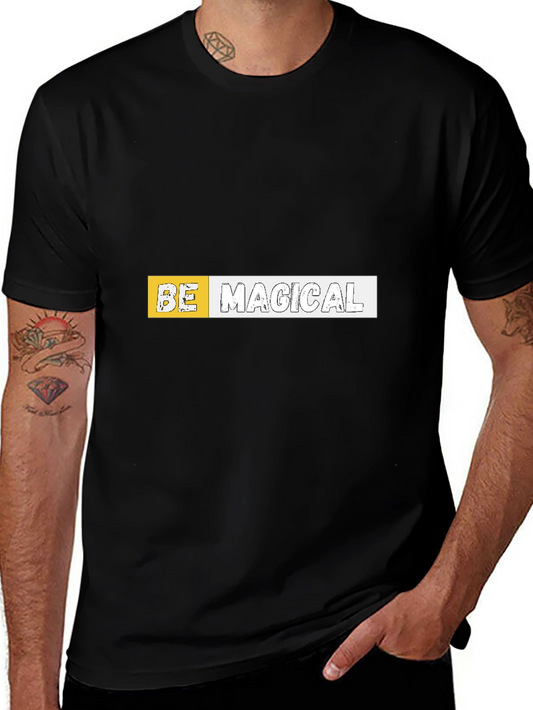 Be Magical Graphic Black Tee