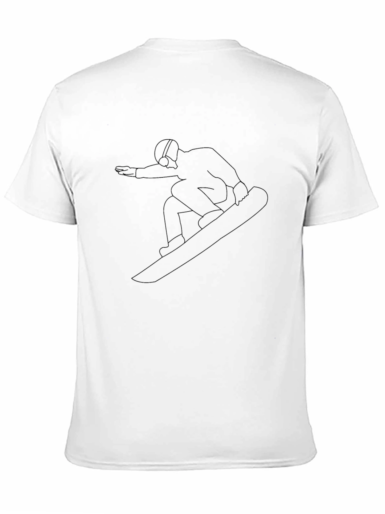 Snowboarder Graphic Black T-Shirt