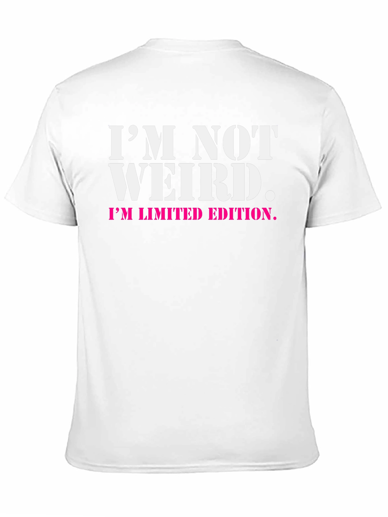 Im Not Weird - Limited Edition Black T-Shirt