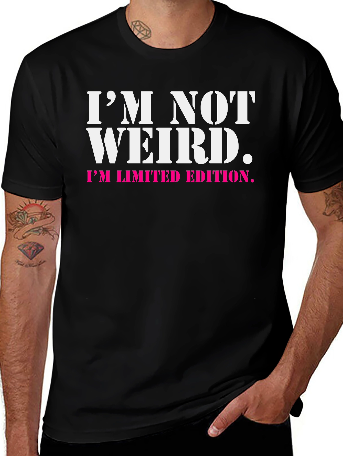 Im Not Weird - Limited Edition Black T-Shirt