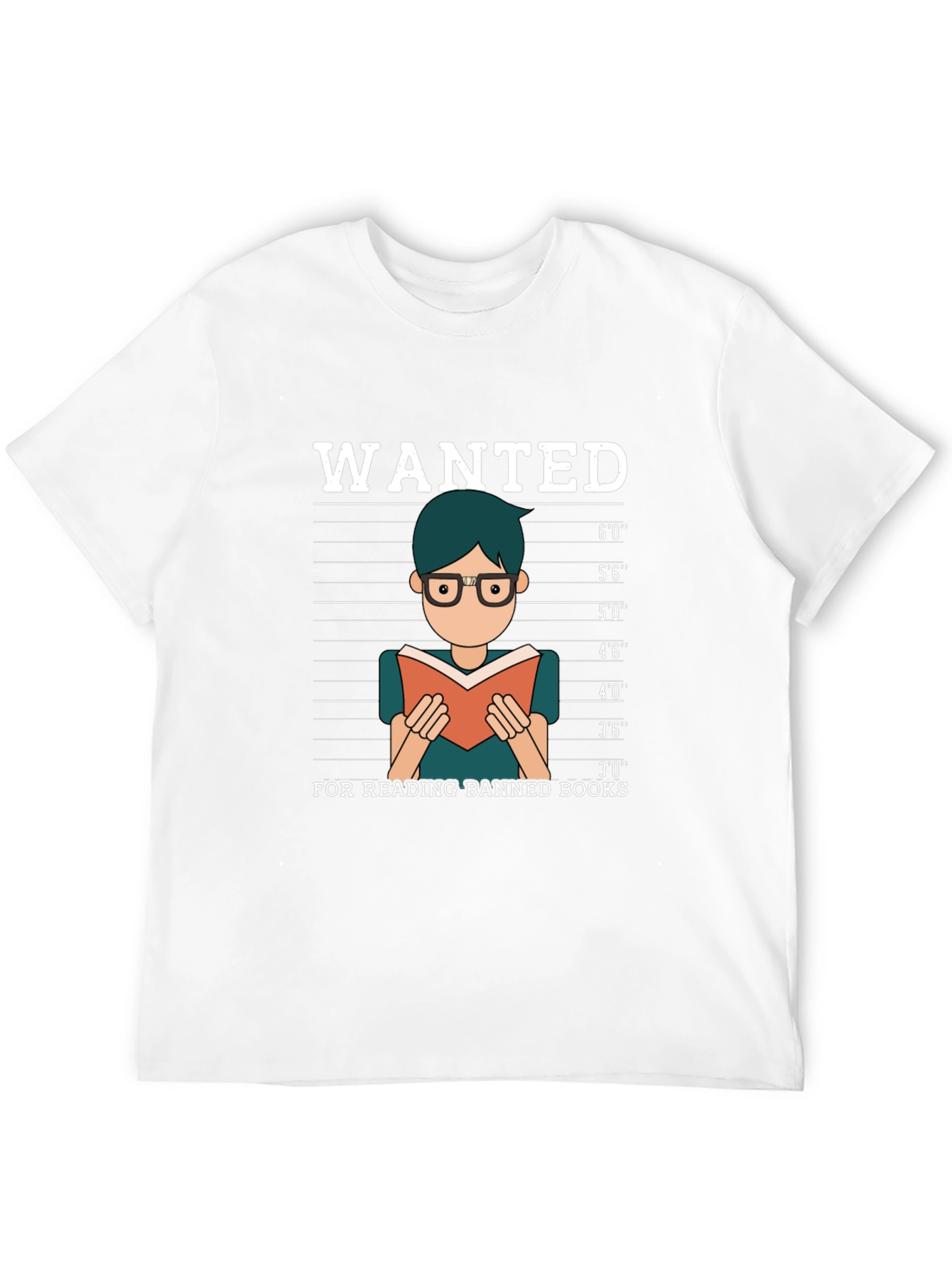 Wanted For Reading Banned Books T-Shirt