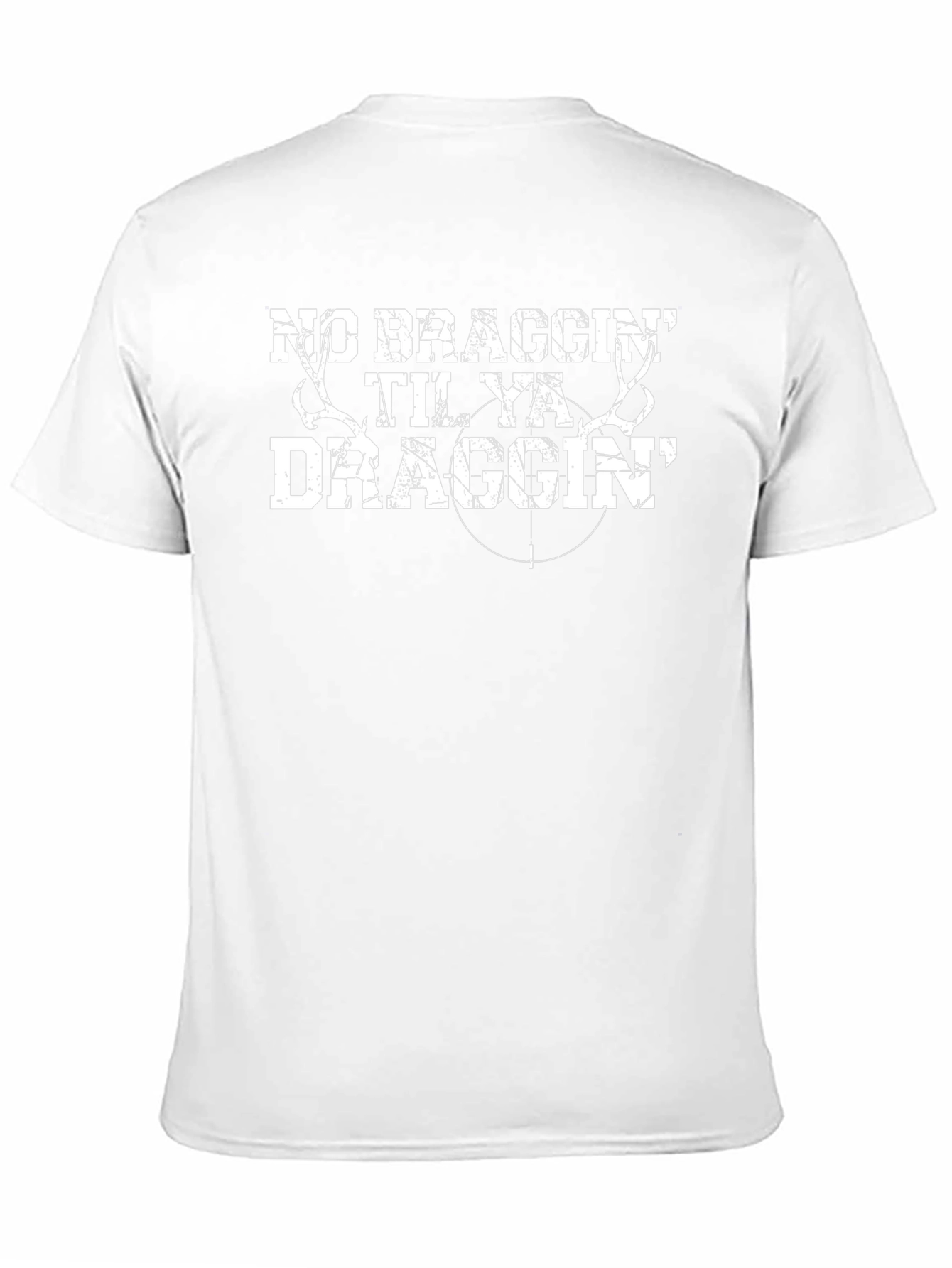 No Braggin Til Ya Draggin Black T-Shirt
