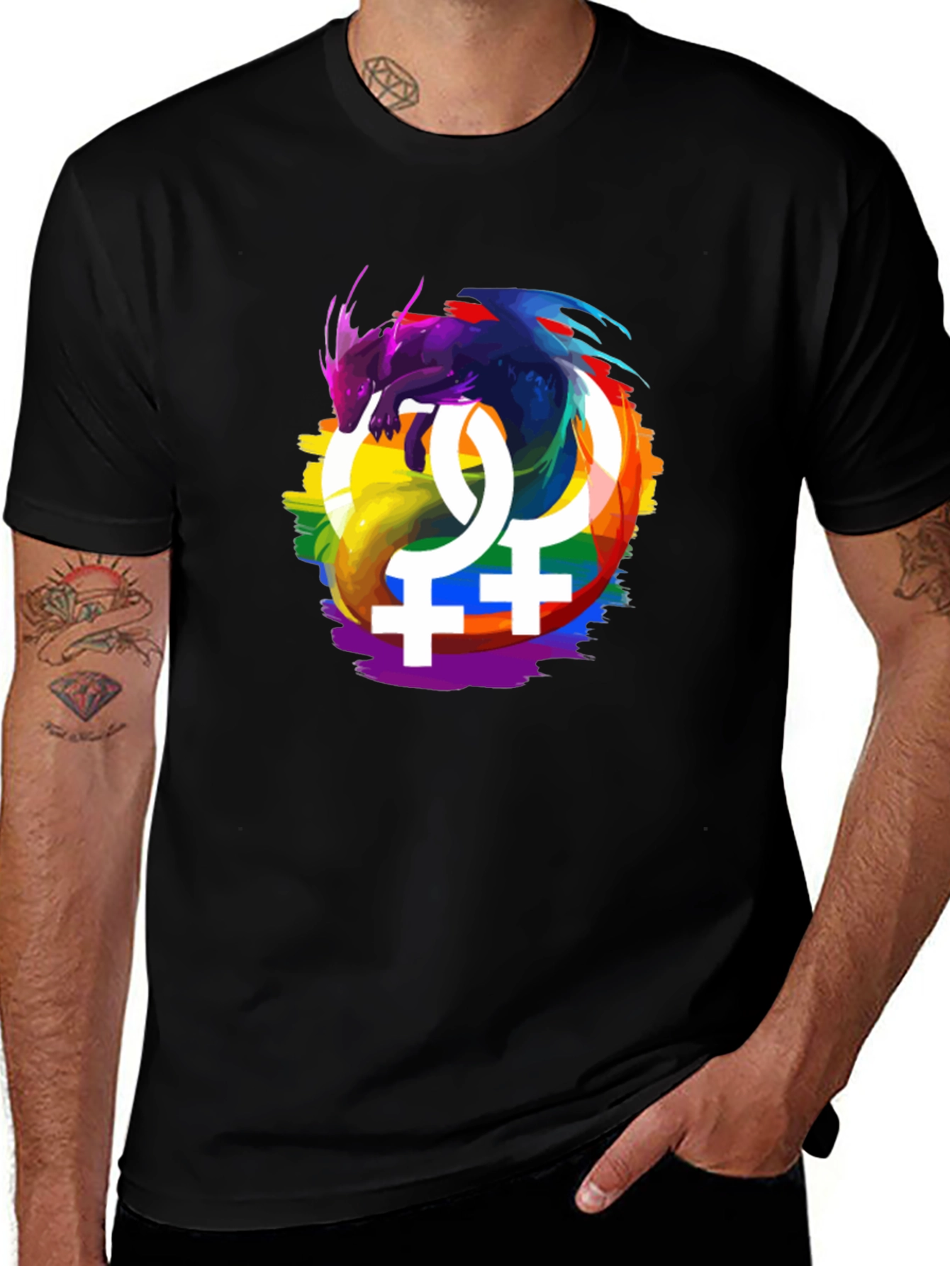 Lesbian Dragon Pride T-Shirt