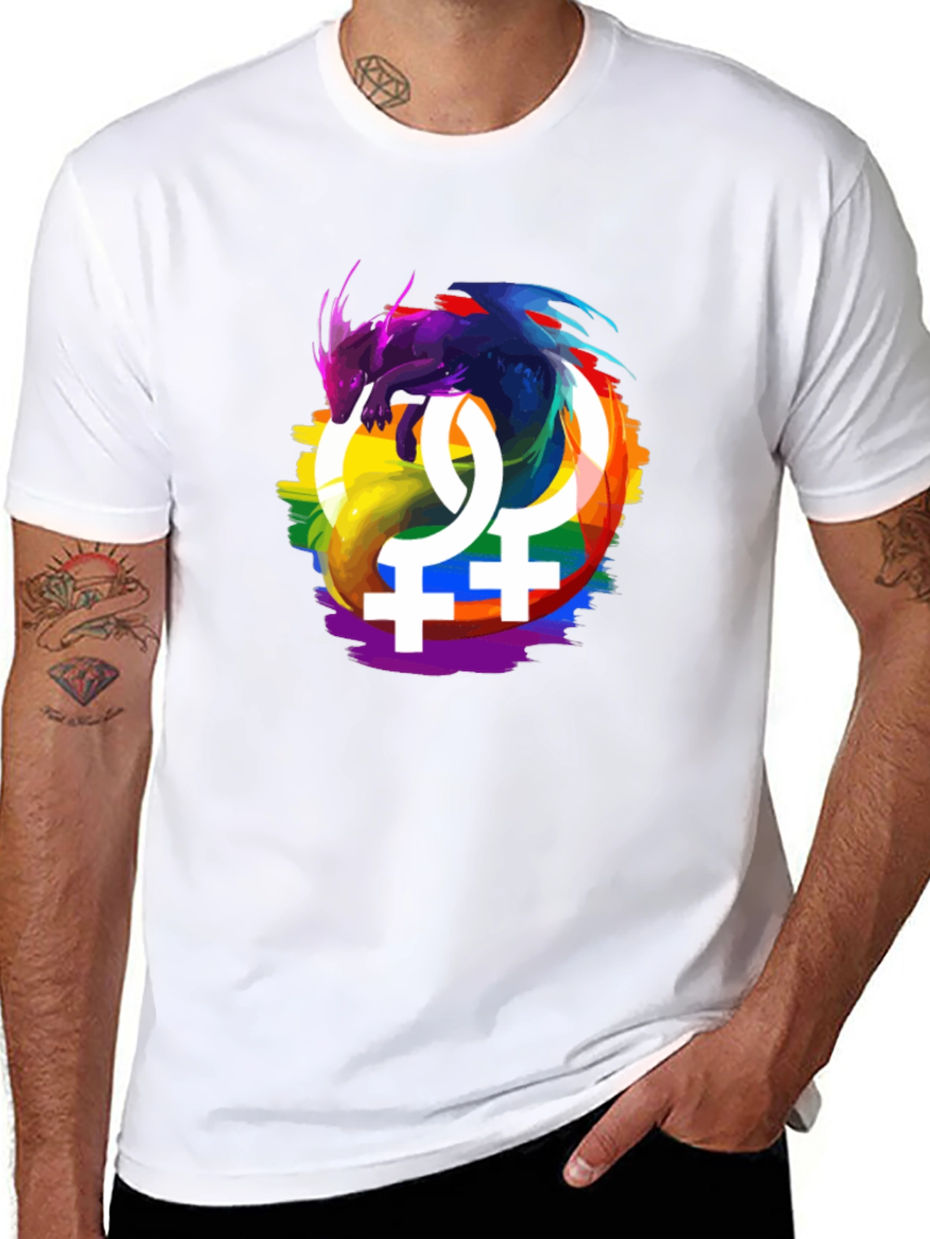 Lesbian Dragon Pride T-Shirt