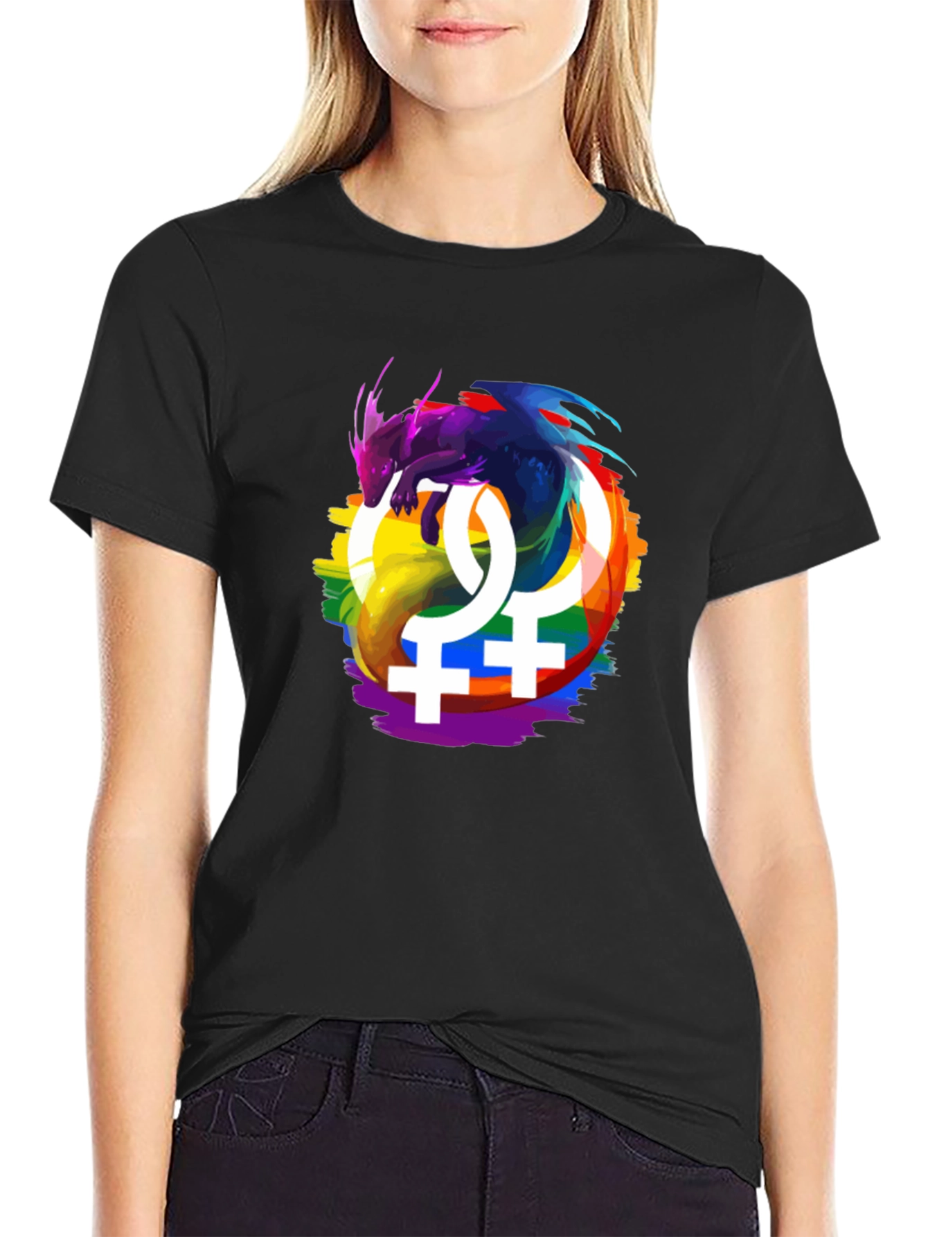 Lesbian Dragon Pride T-Shirt