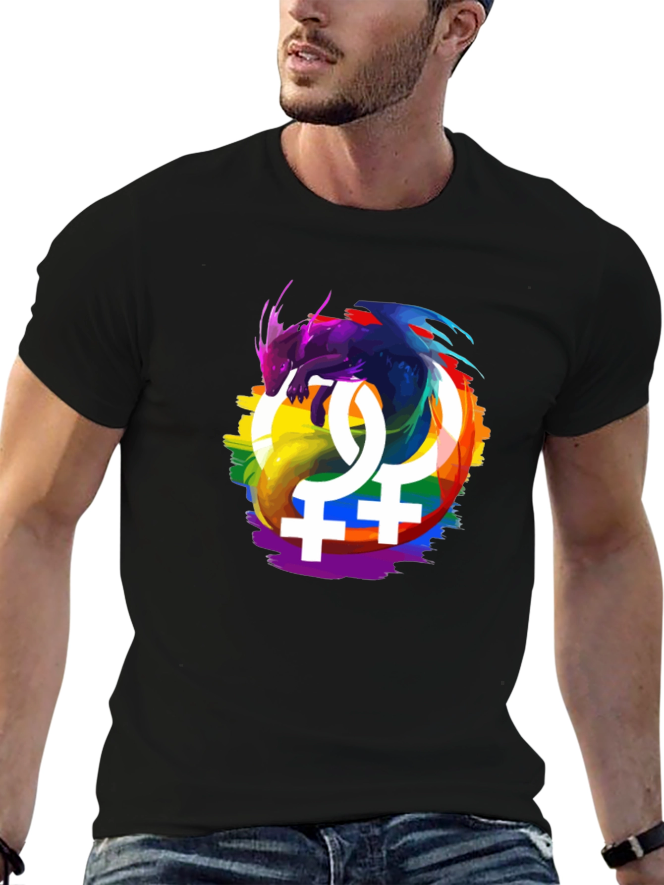 Lesbian Dragon Pride T-Shirt