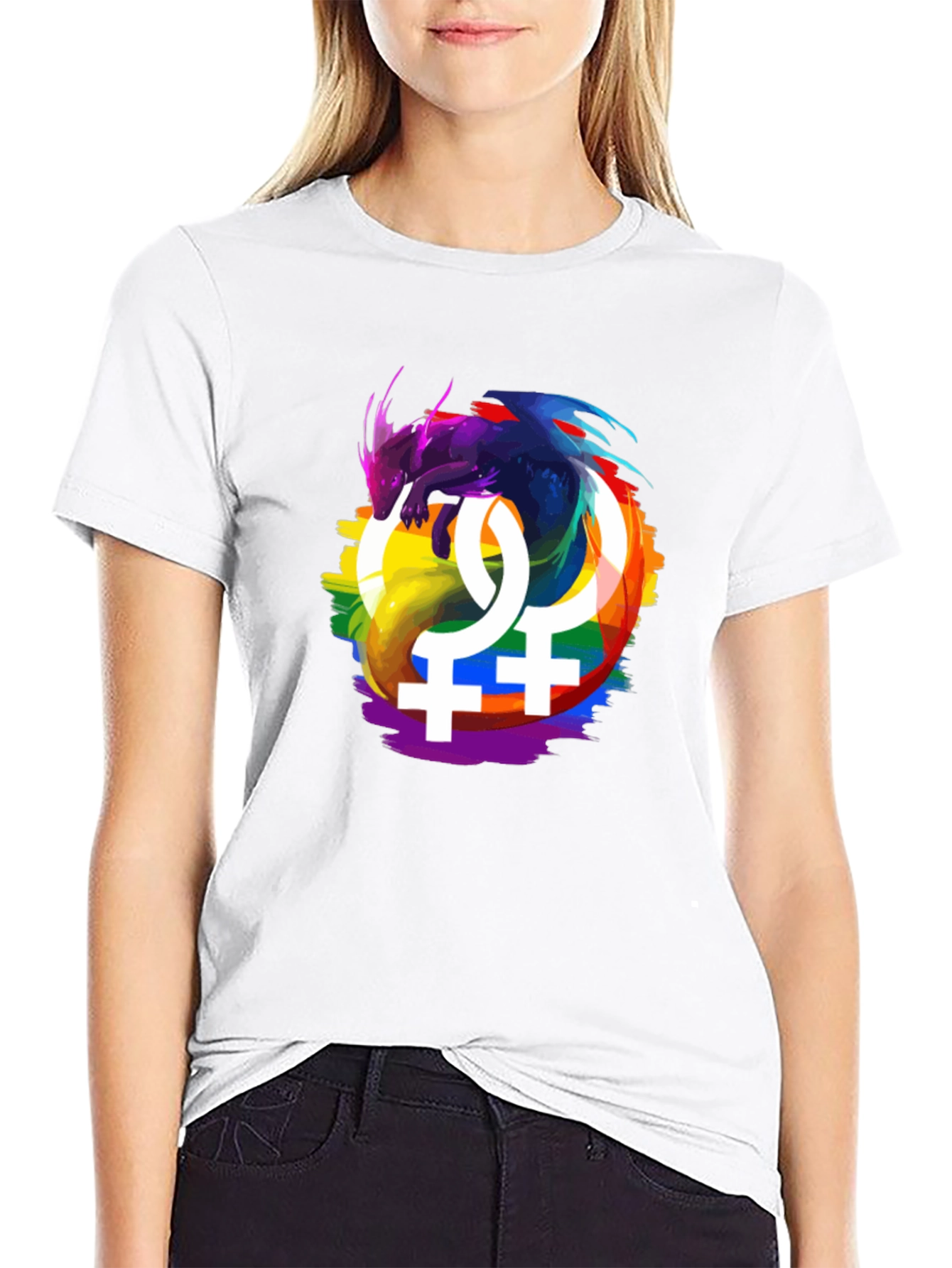 Lesbian Dragon Pride T-Shirt