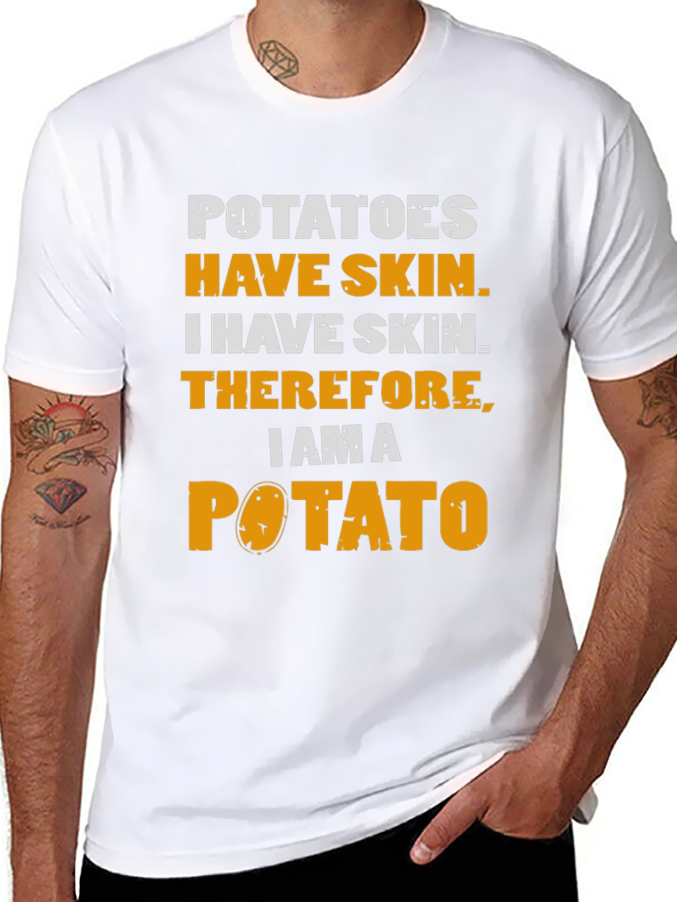 I Am A Potato T-Shirt - Funny Foodie Tee