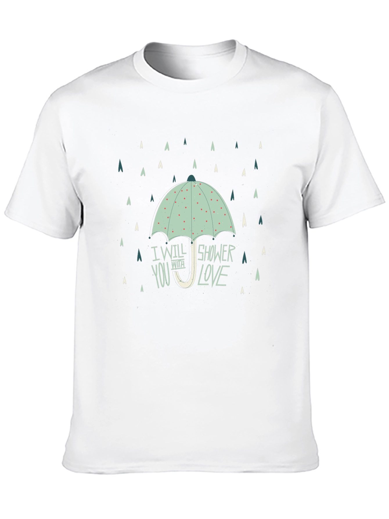 Shower With Love Graphic Tee - Black